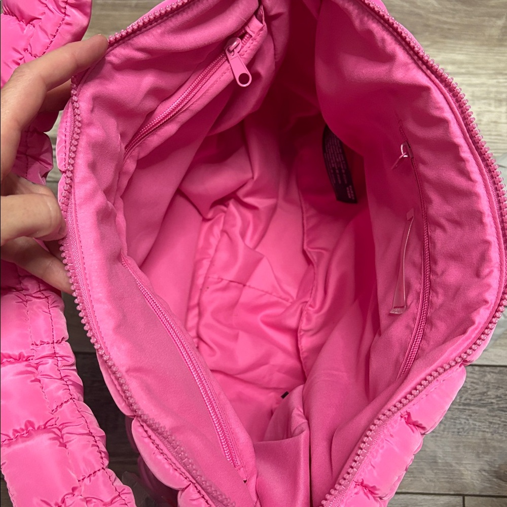 NWT FP Movement Quilted Carryall Bag Bubblegum Pink - Picture 8 of 10